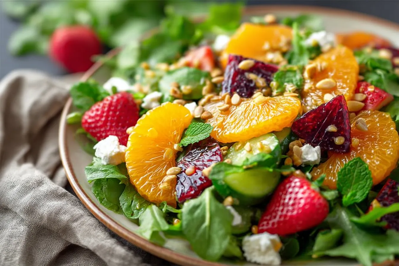 Bright Spring Salad with Citrus Vinaigrette