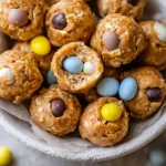 Cadbury Mini Egg Protein Balls Ready to Enjoy