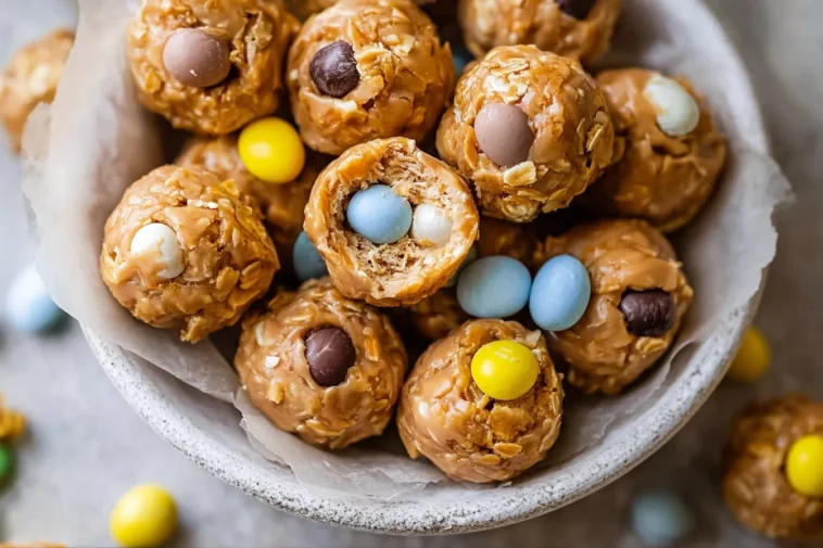 Cadbury Mini Egg Protein Balls Ready to Enjoy