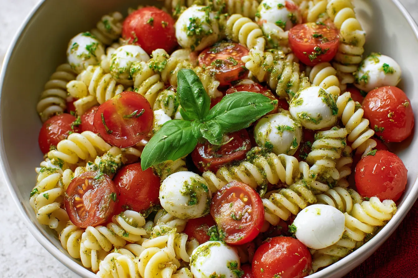 Caprese Pasta Salad Recipe: A Refreshing Delight You’ll Love 4 Caprese Pasta Salad Recipe