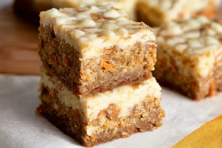 Carrot Cake Bars - Sweet and Moist Dessert Treat