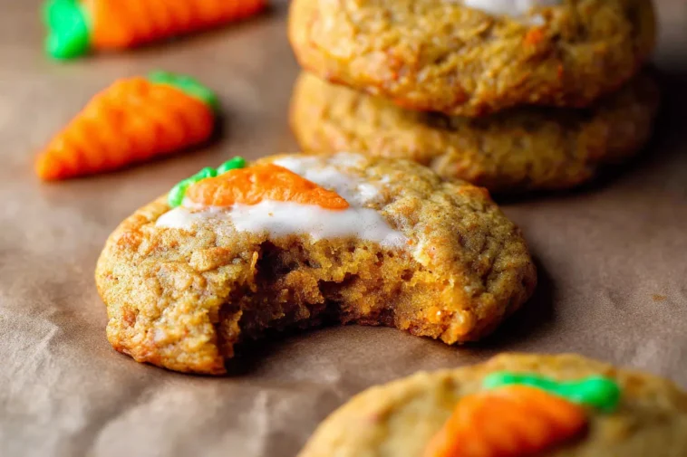 Delicious Carrot Cake Cookies Freshly Baked