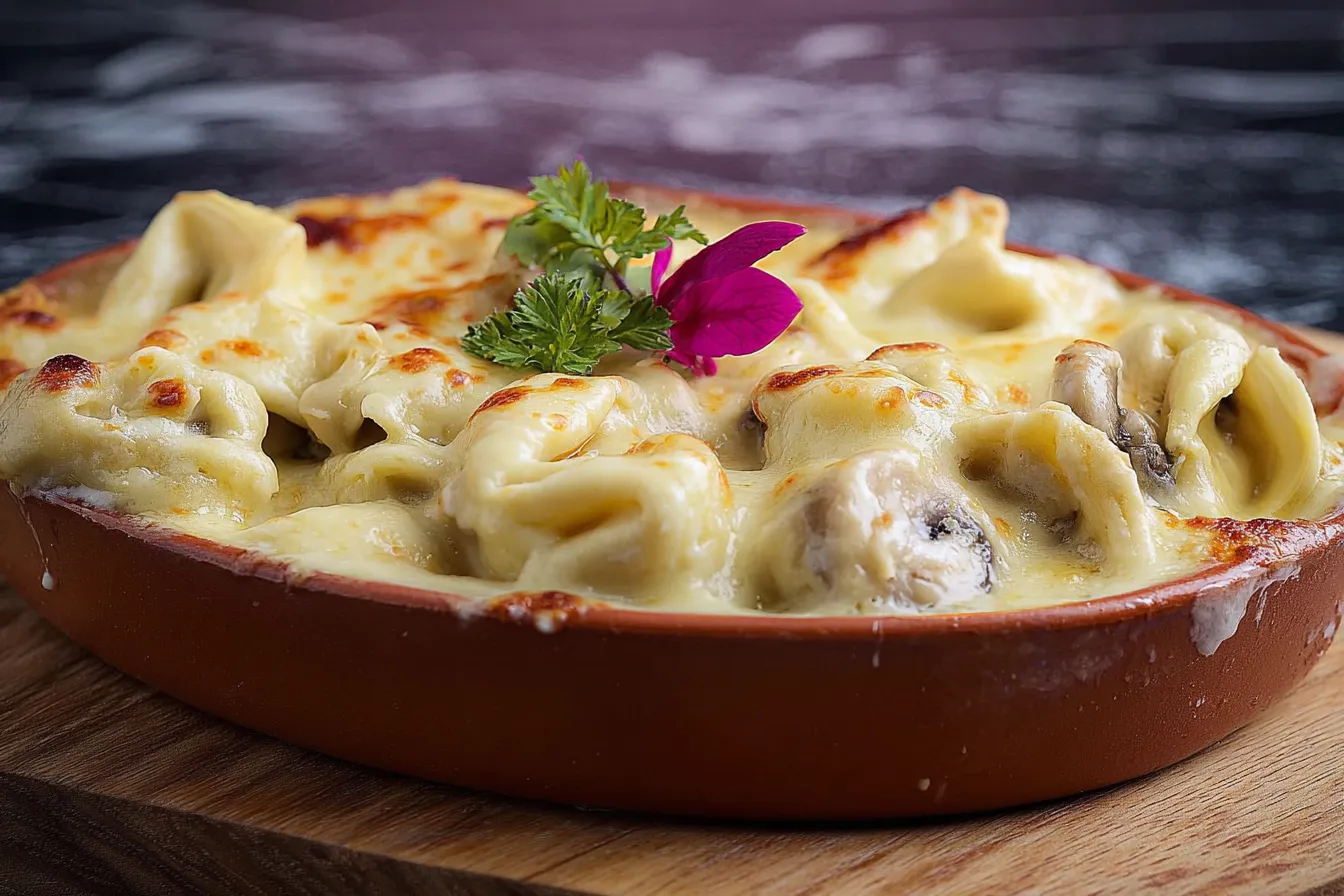 Cheesy Tortellini Bake: A Comforting Pasta Delight 