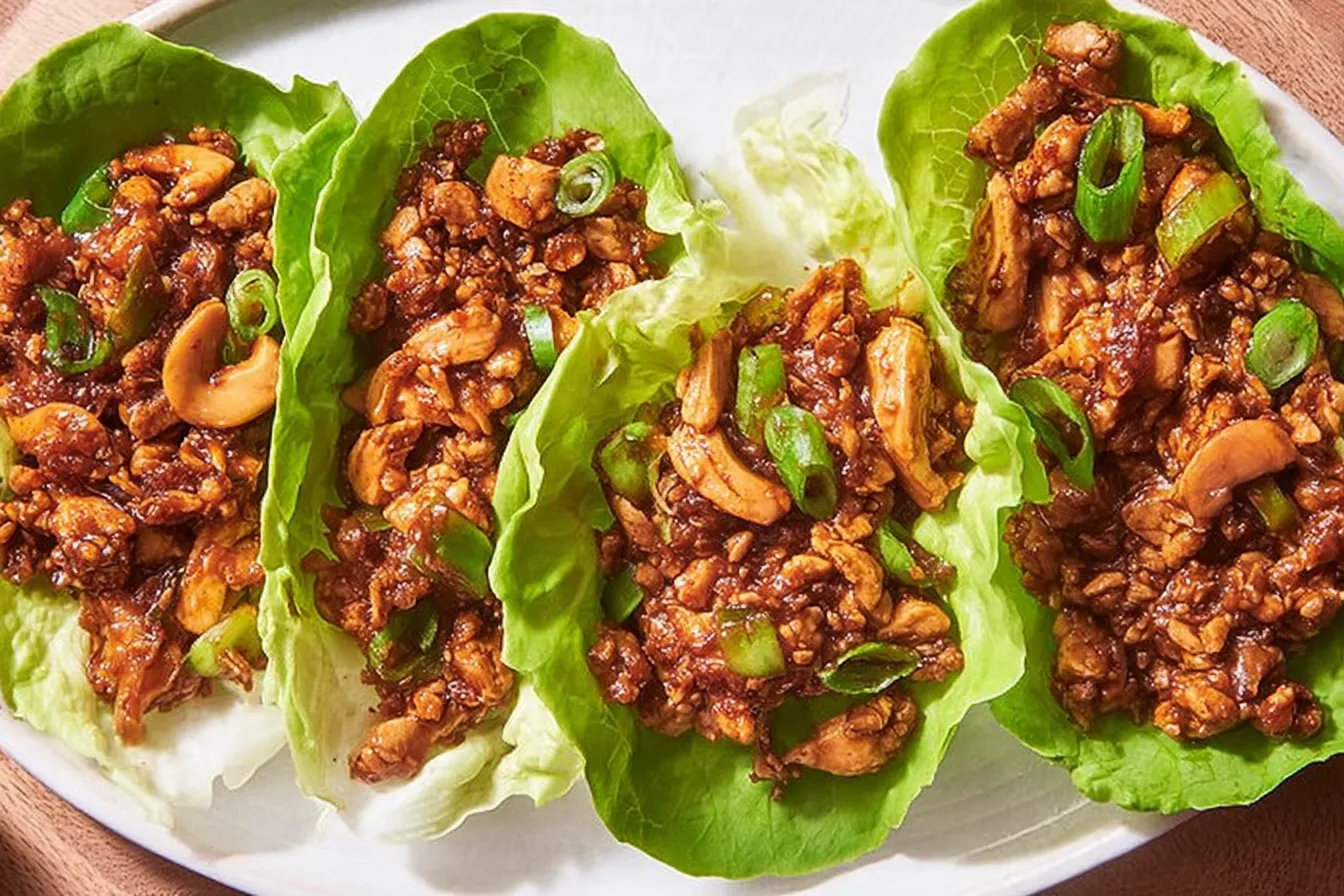 Juicy Chicken Lettuce Wraps (P.F. Chang’s Style)