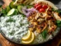 Delicious Chicken Tzatziki Bowl Ready to Serve