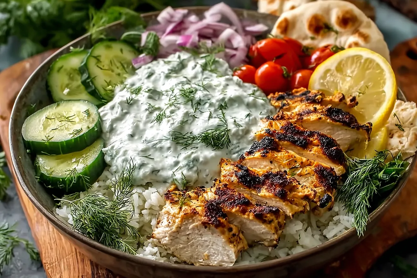 Chicken Tzatziki Bowl 