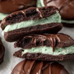 Decadent Chocolate Mint Cookies Freshly Baked