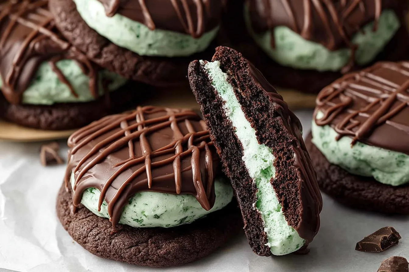 Chocolate Mint Cookies 