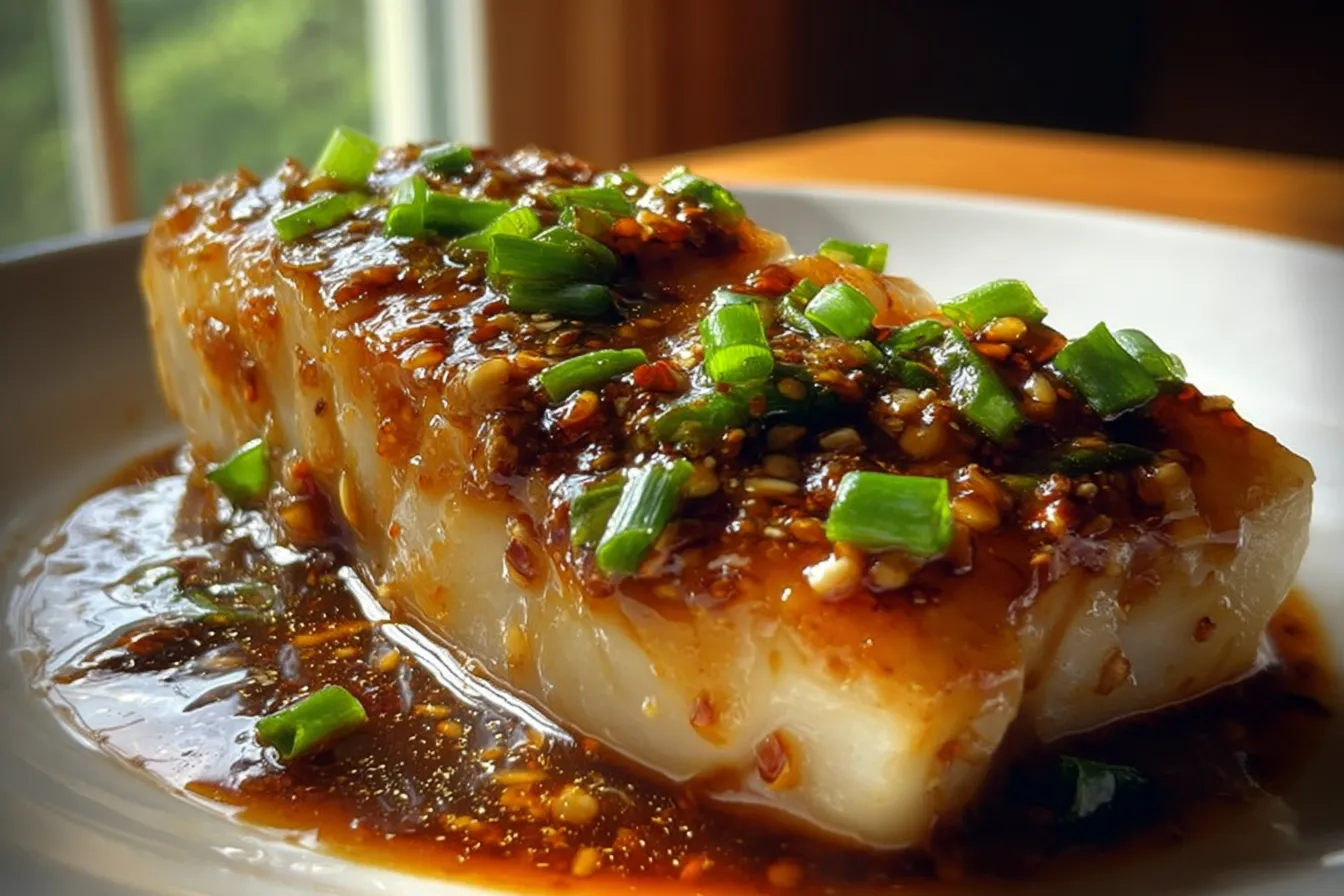 Cod Ginger Soy Glaze 