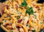 Crack Chicken Penne Dish Served in a Bowl