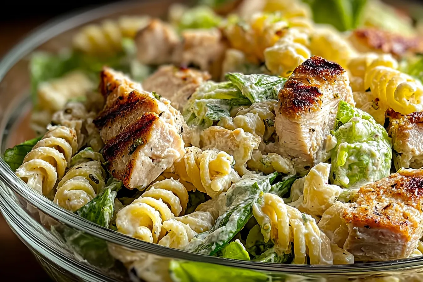 Creamy Chicken Caesar Pasta Salad for Fresh Flavor Bliss 4 Creamy Chicken Caesar Pasta Salad for Fresh Flavor Bliss