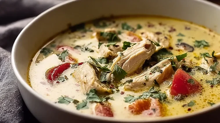 Creamy Marry Me Chicken Soup Keto in a Bowl