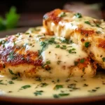 Creamy Mayo Parmesan Chicken Plated for a Family Meal