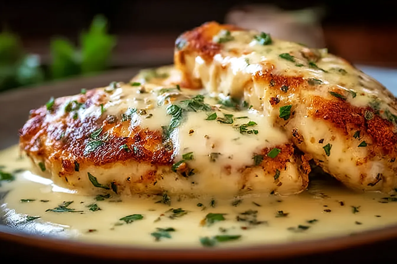 Creamy Mayo Parmesan Chicken That Will Wow Your Family! 3 Creamy Mayo Parmesan Chicken Plated for a Family Meal