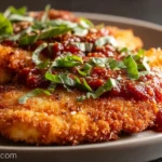 Crispy Chicken Parmesan Ready to Serve