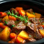 Crock Pot Beef Stew – Hearty High-Protein Meal