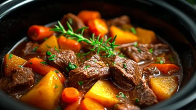 Crock Pot Beef Stew – Hearty High-Protein Meal