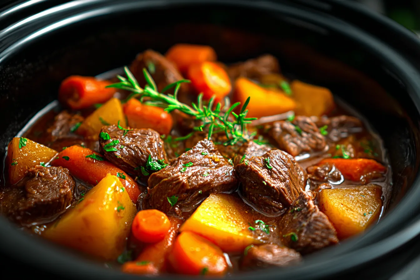 Crock Pot Beef Stew – High-Protein Slow Cooker Classic Made Easy 3 Crock Pot Beef Stew – Hearty High-Protein Meal