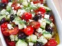 Vibrant Cucumber Tomato Feta Salad with Olives and Dill