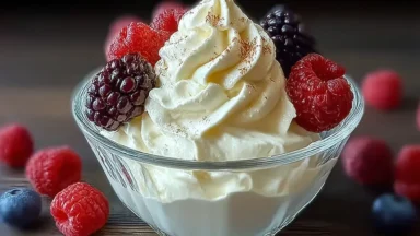Decadent Keto Cheesecake Fluff Ready to Serve