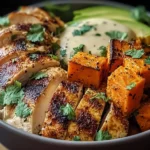 Delicious Grilled Chicken & Sweet Potato Bowl