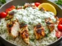 Delicious Dump-and-Bake Chicken Tzatziki with Rice