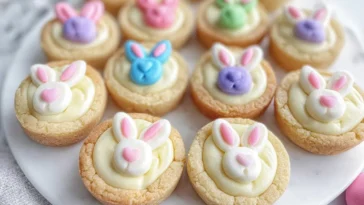 Easter Bunny Sugar Cookie Cups Delightful Dessert