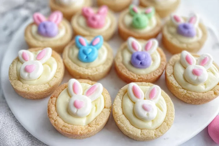 Easter Bunny Sugar Cookie Cups: Sweet Delight for Spring 3 Easter Bunny Sugar Cookie Cups Delightful Dessert