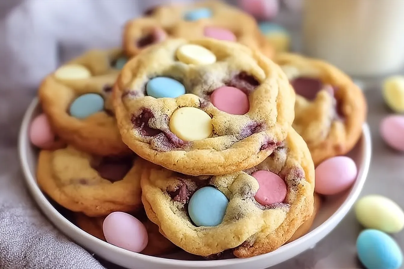 Easter Chocolate Chip Cookies 