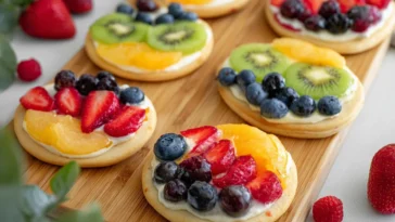 Easter Egg Fruit Pizzas - Colorful and Delicious Spring Treats