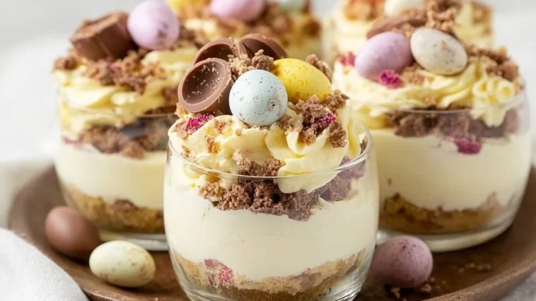 Easter Mini Cheesecakes {No Bake} - Delicious Easter Desserts