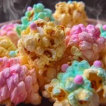 Easter Puff Corn Treats in a Colorful Bowl