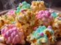 Easter Puff Corn Treats in a Colorful Bowl
