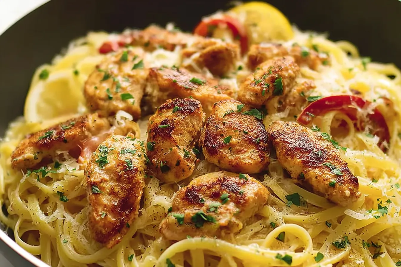 Easy Chicken Scampi Recipe 