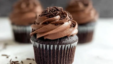 Easy Chocolate Cupcakes Freshly Baked