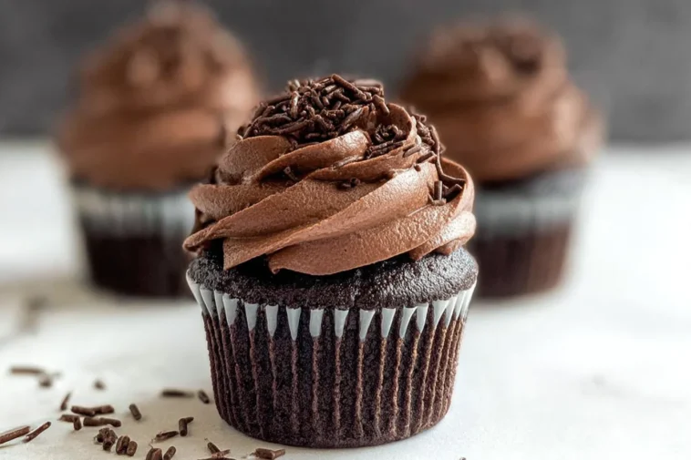 Easy Chocolate Cupcakes Freshly Baked