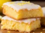 Easy Lemon Brownies Fresh Out of the Oven