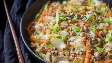 Egg Roll in a Bowl (One-Skillet, Keto) Delicious Meal
