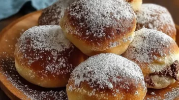 Fluffy Nutella Bombs Freshly Baked