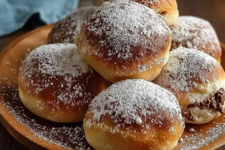 Fluffy Nutella Bombs Freshly Baked