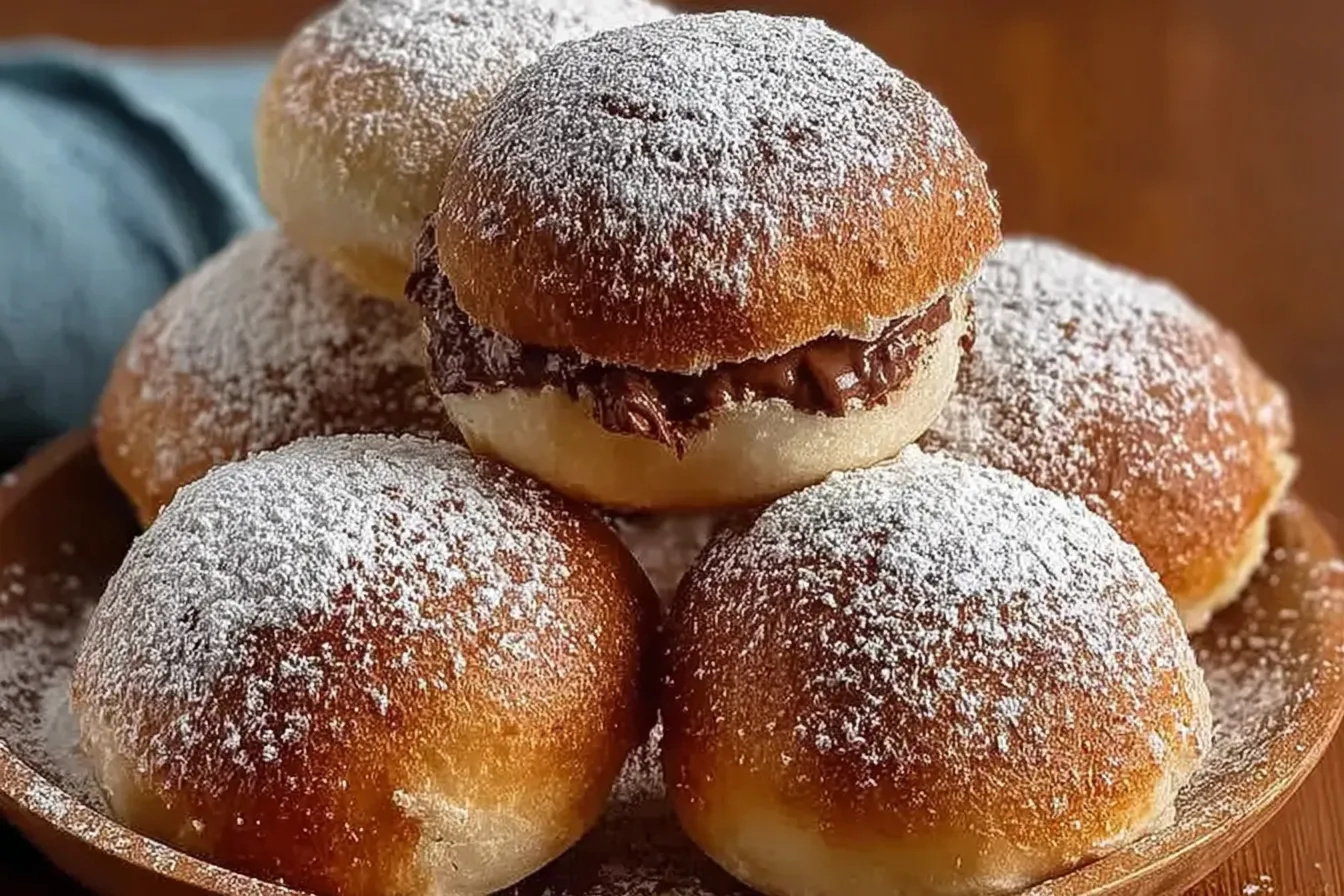Fluffy Nutella Bombs 