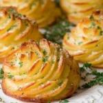 Garlic Parmesan Duchess Potatoes: A Creamy Delight! 15 Garlic Parmesan Duchess Potatoes Plated Elegantly