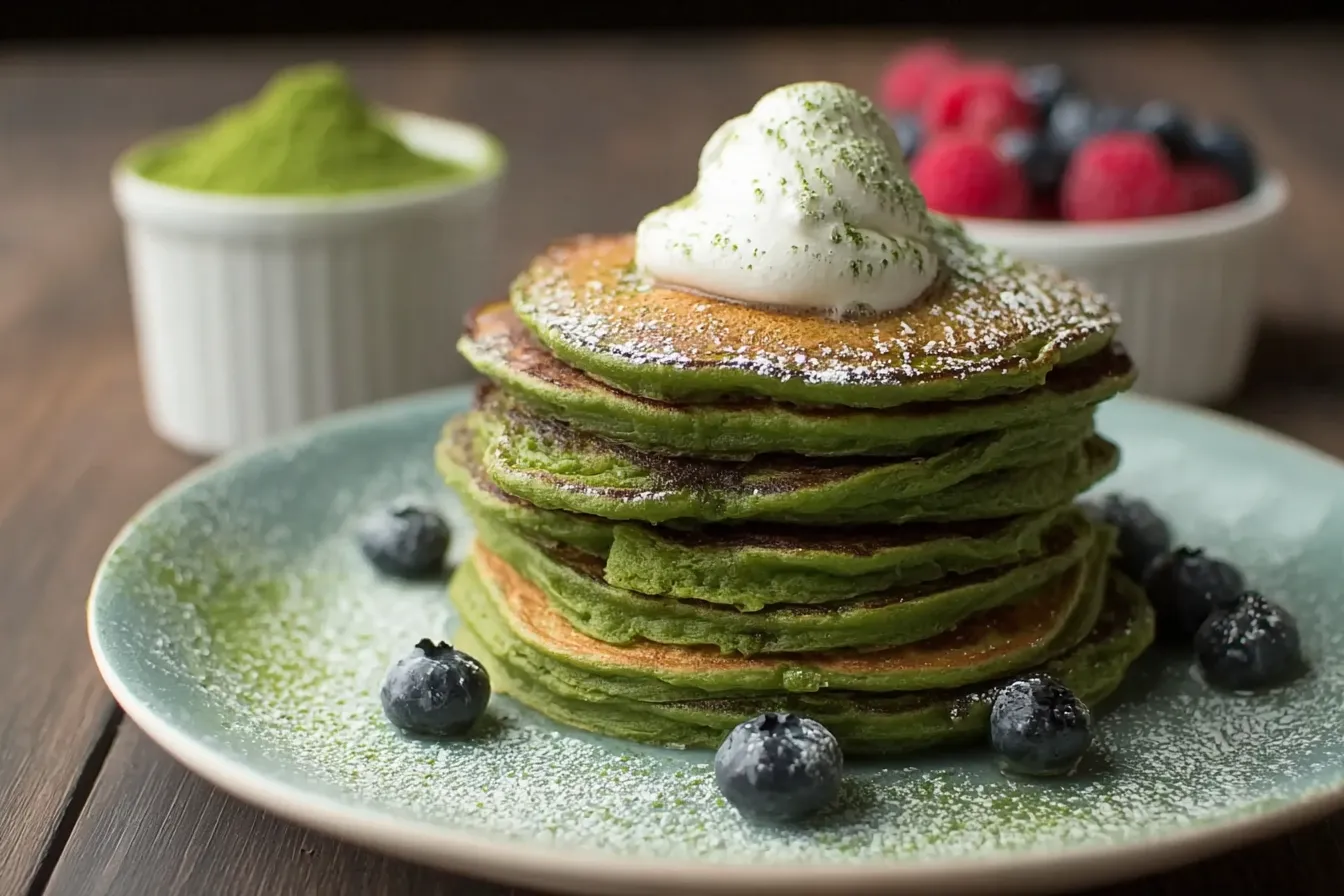 Green Pancakes Recipe