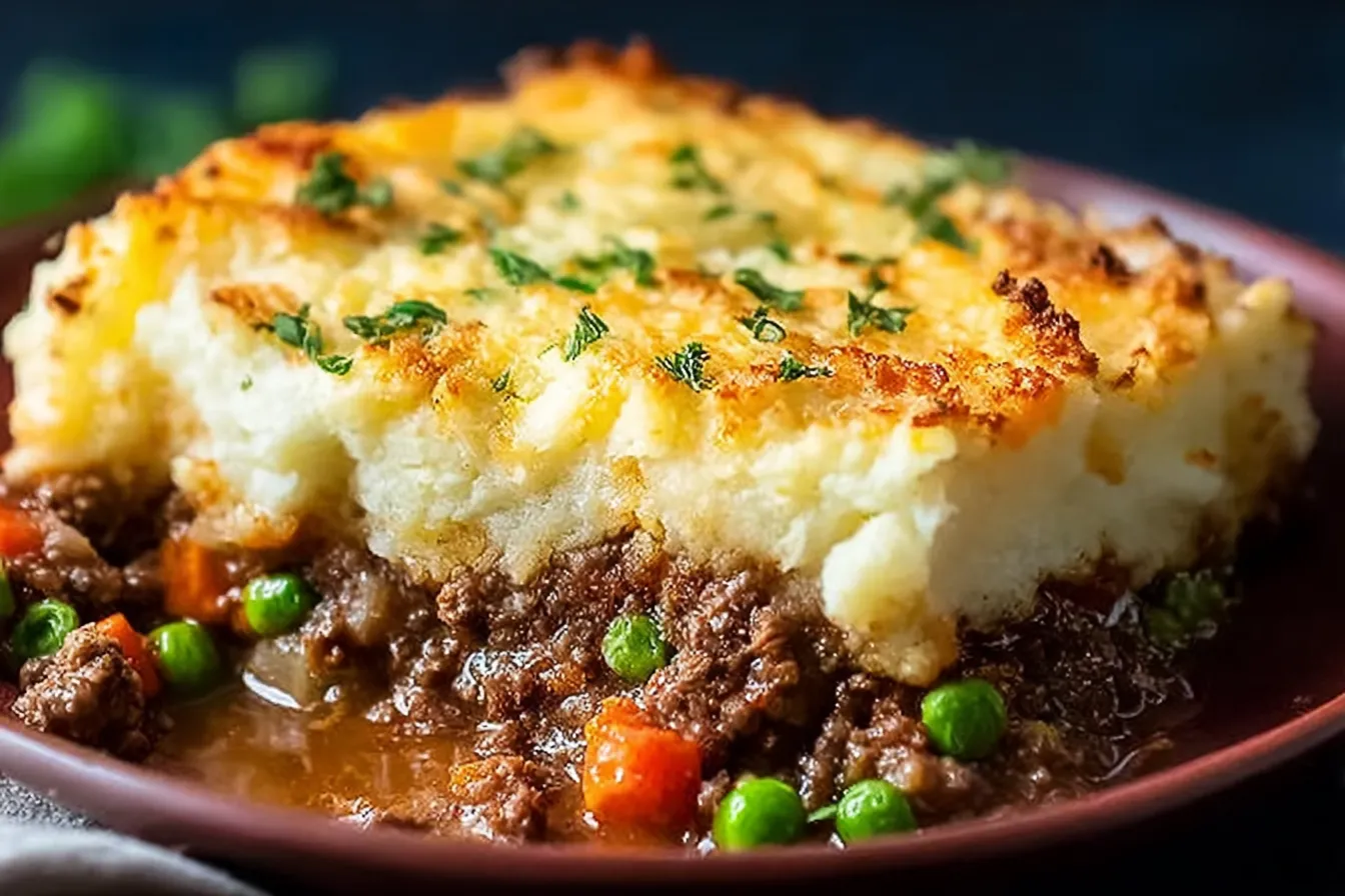 Ground Beef Shepherd’s Pie Freshly Baked