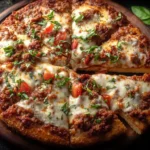 Ground Chicken Pizza Crust Recipe - Healthy Pizza Alternative