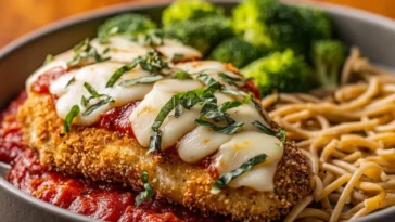 Healthy Baked Chicken Parmesan – Easy & Crispy Recipe
