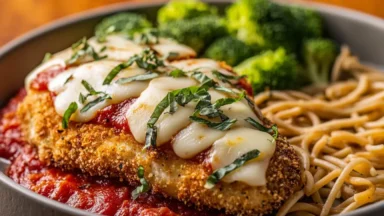 Healthy Baked Chicken Parmesan – Easy & Crispy Recipe