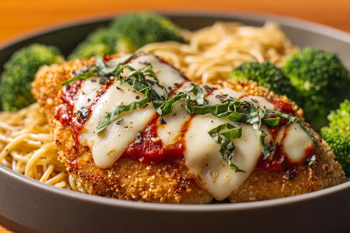 Healthy Baked Chicken Parmesan Recipe – Easy & Crispy 