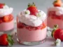 Healthy Strawberry Mousse in Elegant Serveware