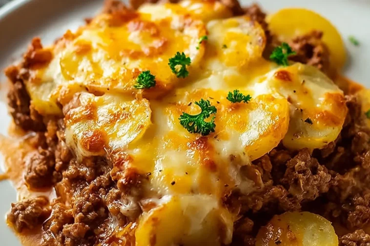 Hobo Casserole Ground Beef in a Cozy Dish